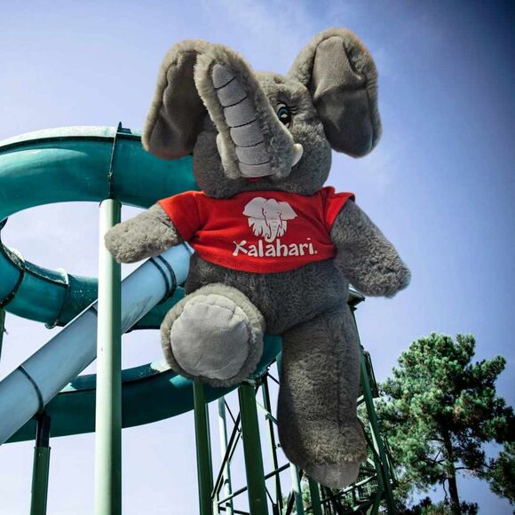 Kalahari 18inch Gray Elephant Plush Stuffed Animal - Picture 1 of 3